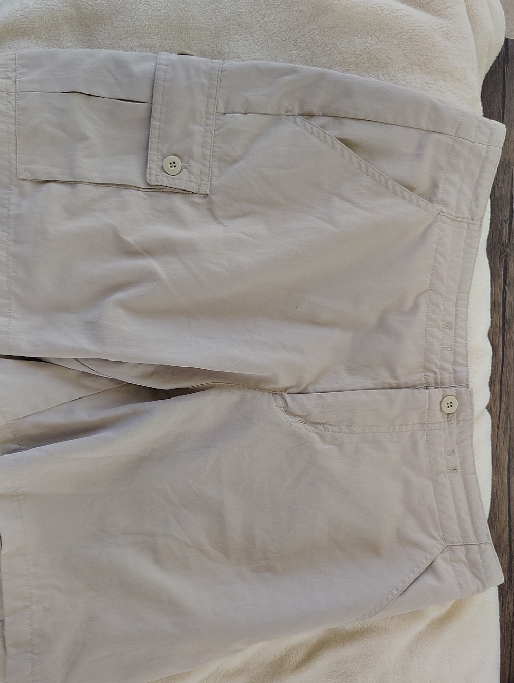 Weatherproof Pebble Beige Shorts with Orange Tag 1325